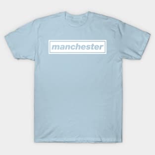 'Manchester' Oasis inspired white design T-Shirt